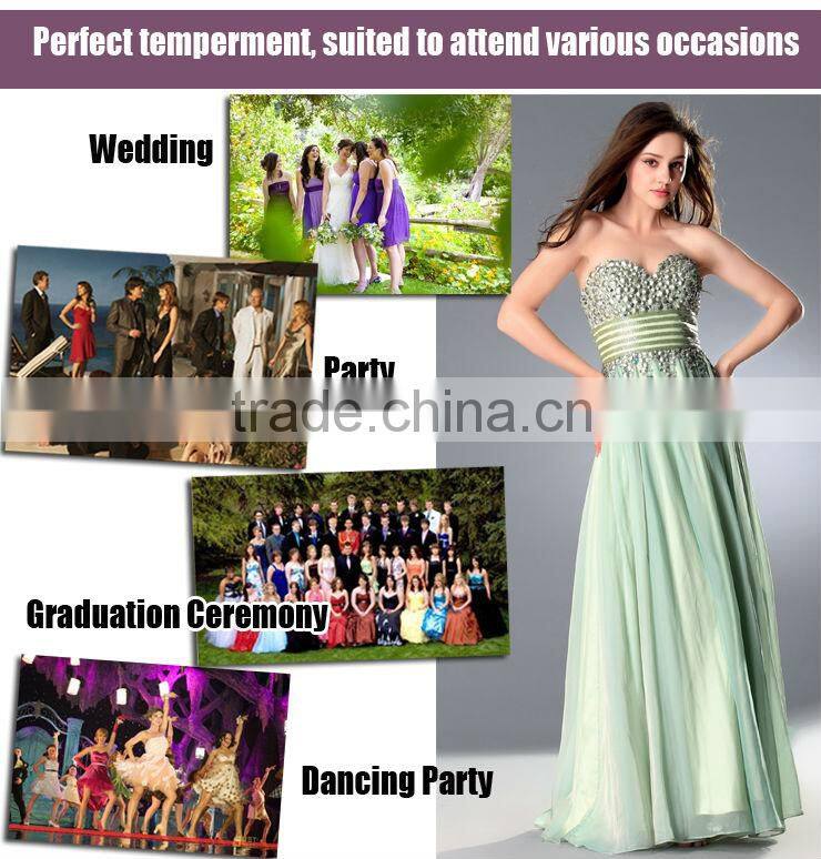 Beautiful Simple Guangzhou Turquoise Wedding Dress Imported From China