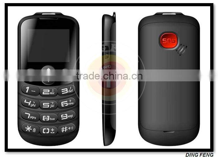 Cheapest Big Keyboard Unlocked MTK6260M Big Font Wap Gprs Gsm Quad Band FM SOS 1.8inch Elder Cell Phone T08