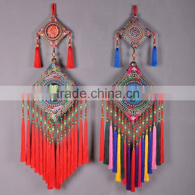 2015 new arrival cheap pendant for new house hmong embroidery pendant