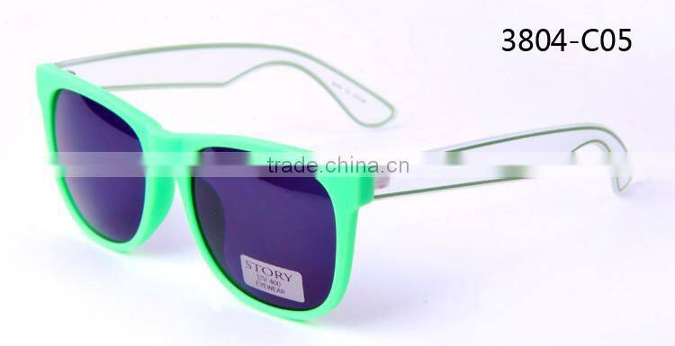FDA CE Certification Transparent temple Custom Logo Sunglasses own logo sunglasses