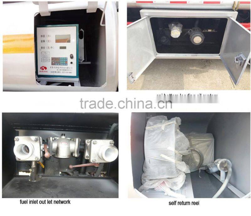 Sinotruck fuel tank truck capacity fuel tank truck gasoline oil transportation truck for sale