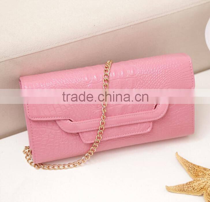new lady leather handbag fashion makeup bag