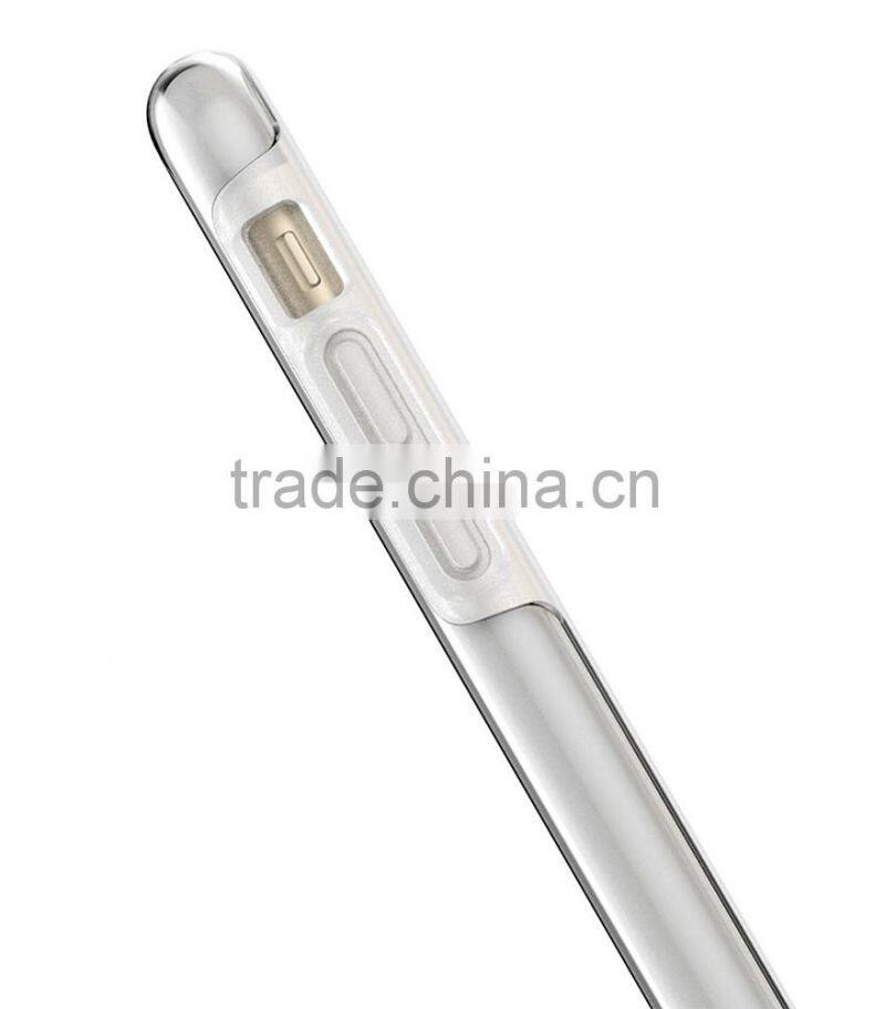 2016 Mobile Phone case Double Layer transparent PC case for Apple iPhone 7 Plus(5.5")