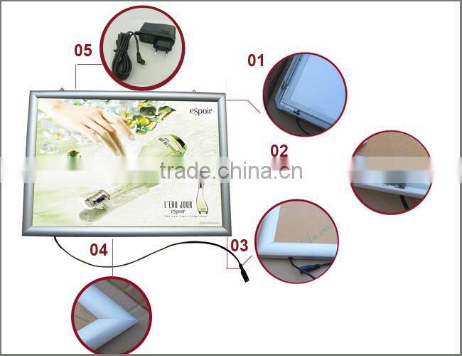 SMD5730 0.2W 72leds/m 4mm Slim led rigid strip for LED Advertising Display