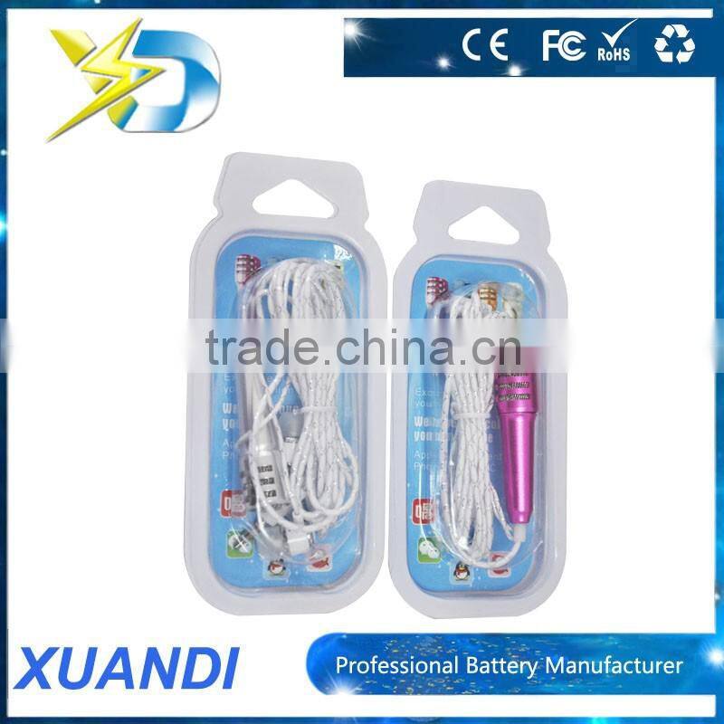 high quality in ear Setero earphone with microphone