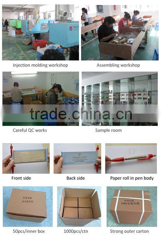 Banner Pen Black, Plastic Pen, Hand Claper Banner Pen