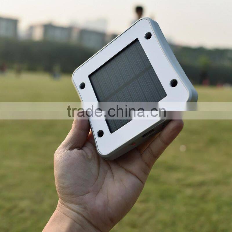 Creative power bank solar charger, 5V 1A solar panel mobile power charger