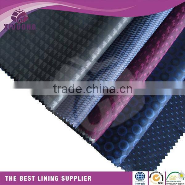 100% Polyester yarn dyed Jacquard Lining Fabric for coat