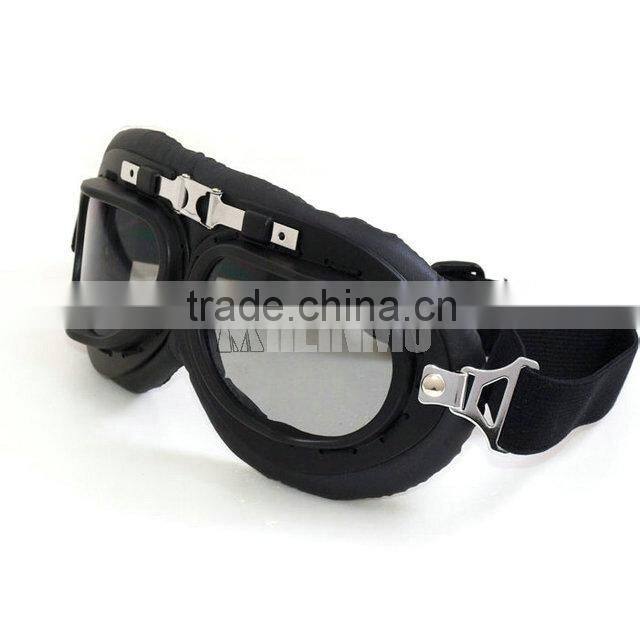 5 lens Black frame Flexible Adult Motorcycle Motocross Bike riding Cross Goggles helmet glasses