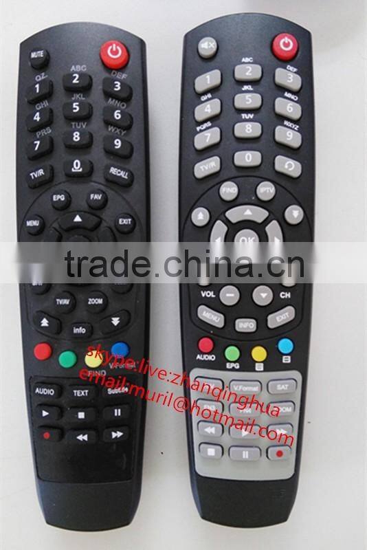 ZF Black 43,46 Keys Satellite Receiver tocombox Remote Control for TOCOMSAT to South America market