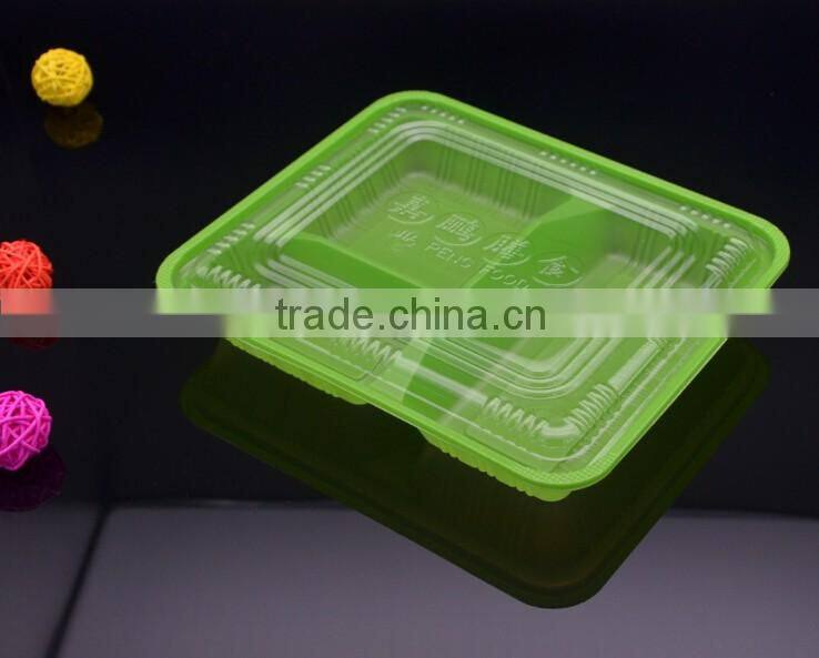 high quality disposable plastic lunch box food container factory price