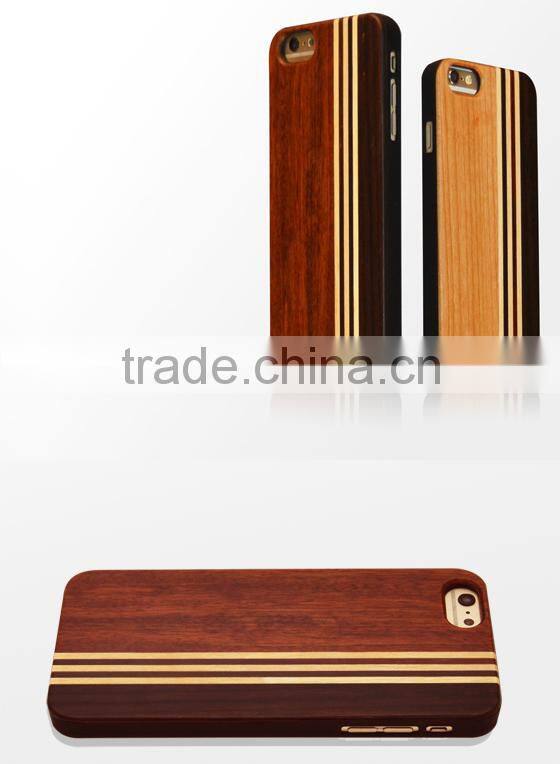 MOBILE PHONE CASE CUSTOMIZED in natural solid wood finish