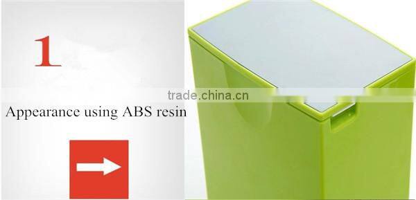 Eco-friendly PP household plastic trash can custom plastic bins