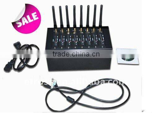 GSM/GPRS 8 ports sms modem pool,USB/RS232 interface, dual band or quad band