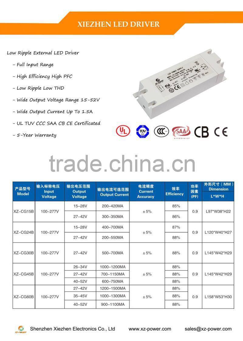 50w 100-240V AC to 12V DC Transformer --XZ-CB50B