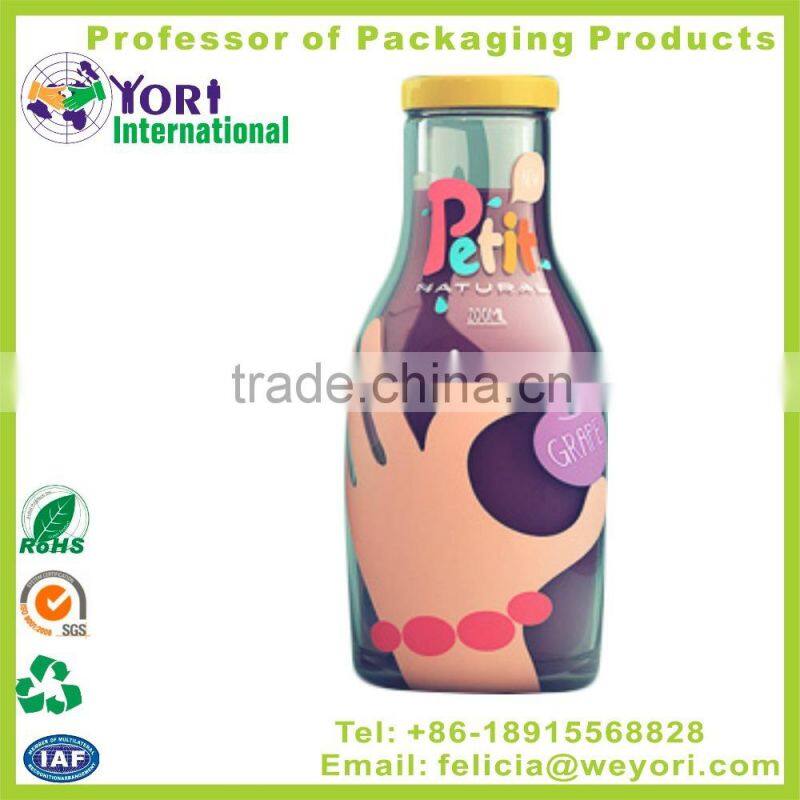 Yori-matt oil label waterproof organic foods printing private label