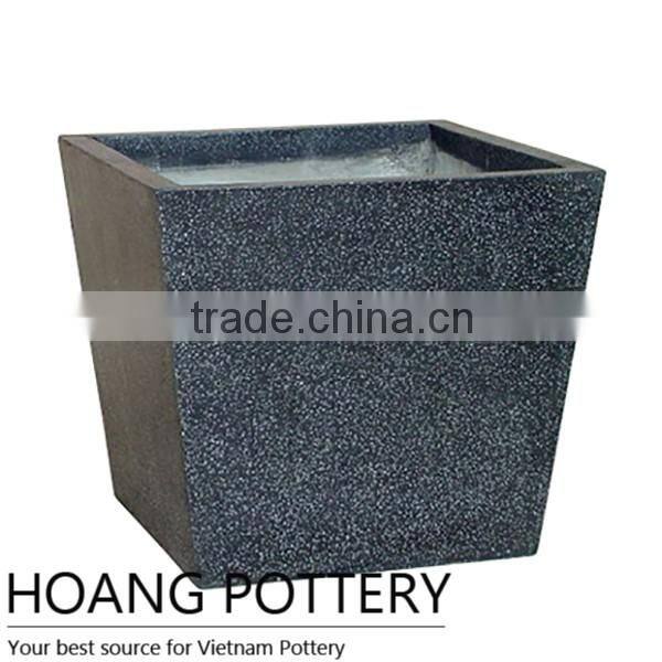 Roll Rim Terrazzo Pot indoor and outdoor