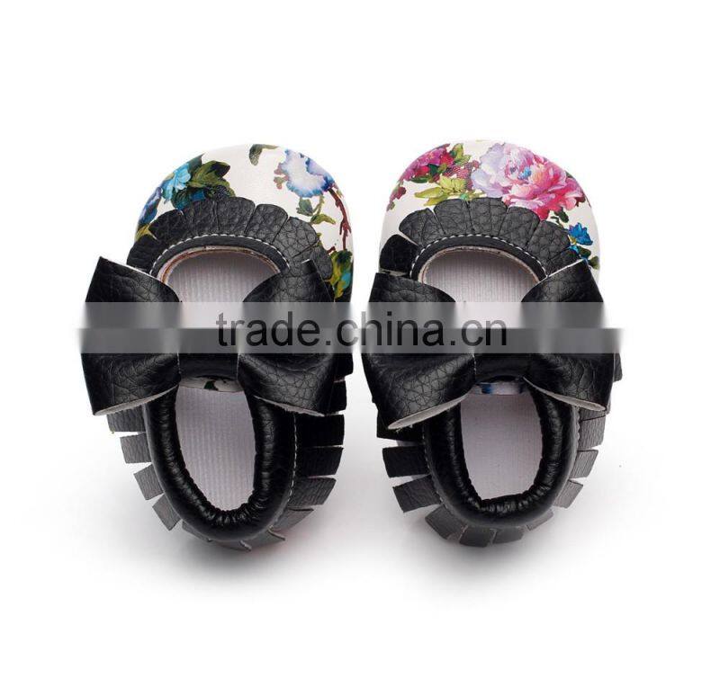 Excellent Design Fashion Simple Cheap price colorful leather babyshoes