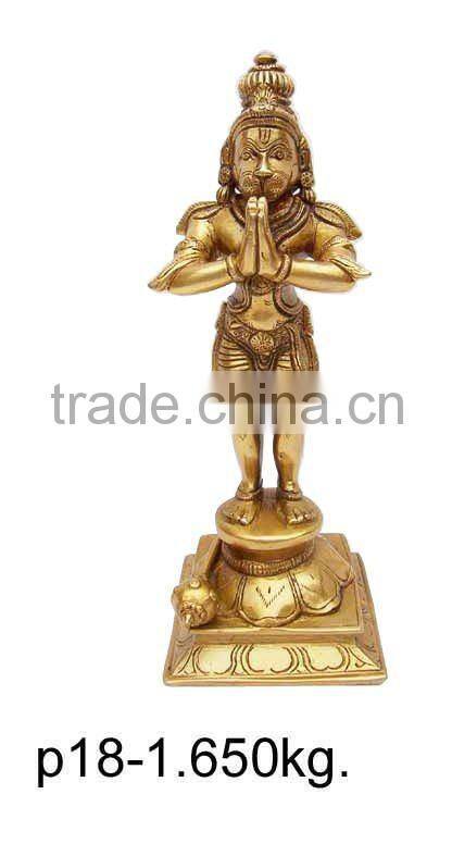 brass hanuman