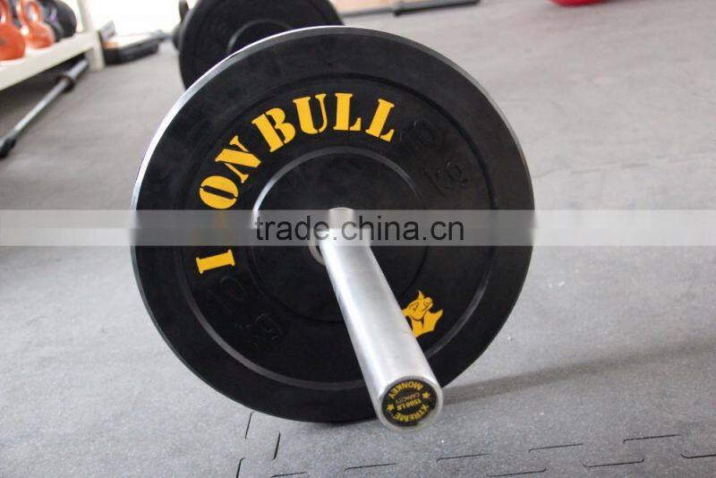 crossfit black rubber bumper Plates