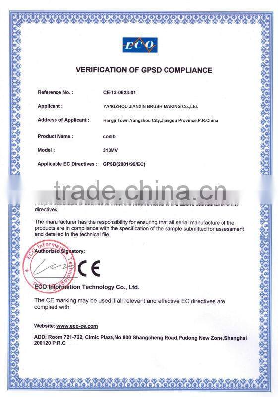 Top Quality Best Selling Silver Metal Comb Pet Dog Grooming