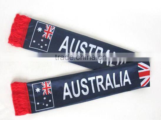 fan scarf, digital silk scarf printing, sport scarf