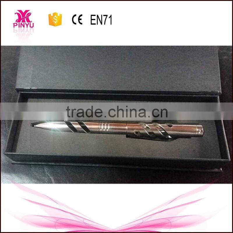 Titanium car door open glass breaker pocket survival tool tactical ball pen as personal self defense products