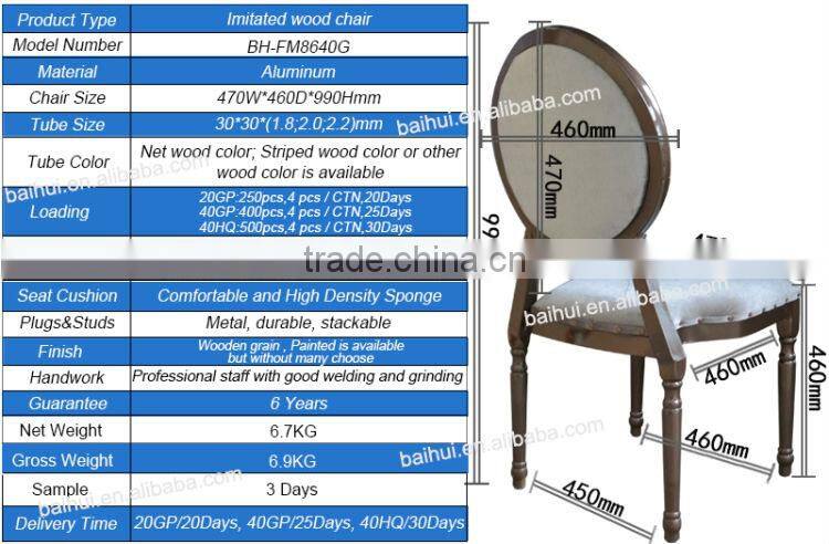 New model any designs woodlook hotel chair