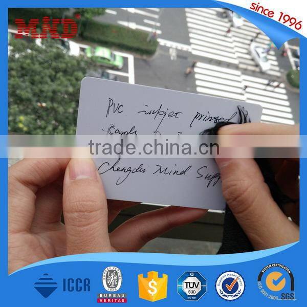 MDI104 rfid 125khz inkjet smart chip PVC blank id card
