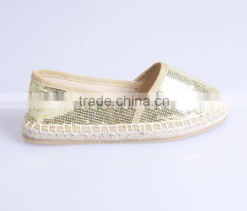 Espadrilles with sequins
