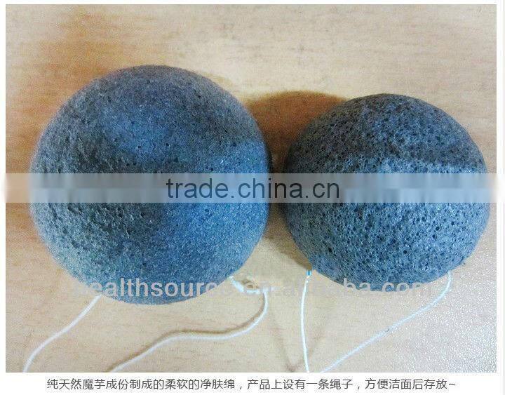Face cleaning and massaging konjac sponge