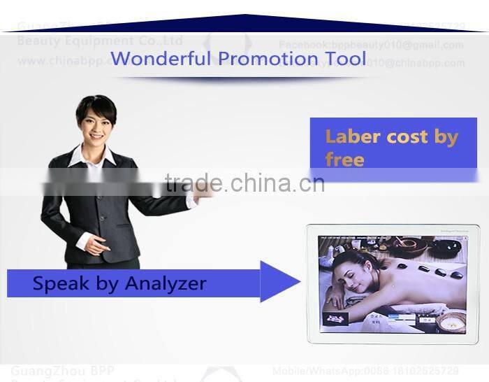 The hot skin prick testing / facial scanner / face skin test machine