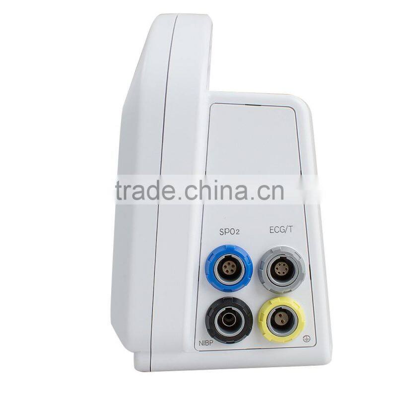 CE&ISO approved 5 inch Touch Screen Multi parameter Patient Monitor with bluetooth function software