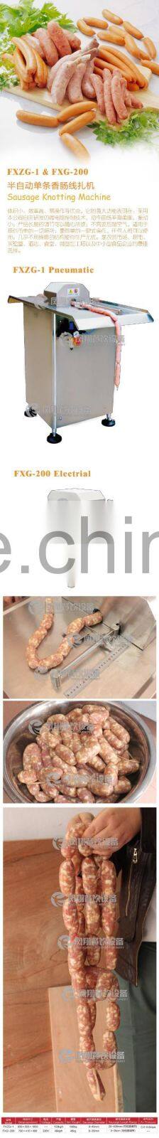 Semi-Automatic Sausage Knotting Linker Strapping Machine