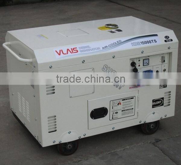 High quality silent diesel generator for big power KDE15000T