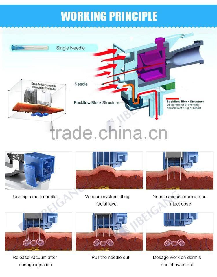 Professional skin whitening portable mesotherapy injection meso gun price