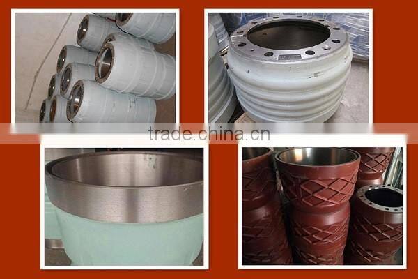 steel sinotruck howo rear wheel brake drum in truck brake