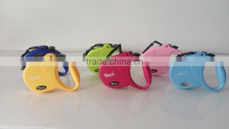 Durable retractable dog leash nylon dog lead pet product
