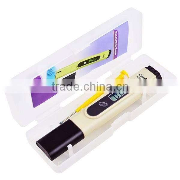 Digital EC Conductivity Meter Tester Water 0-1999 us/cm with ATC & Electrode