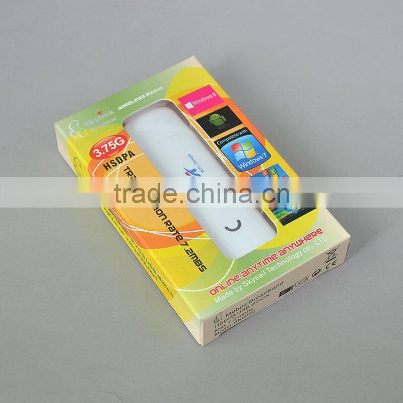 High speed 7.2m WiFi Router Wireless 3G 4G Modem USB Car Qualcomm 6246/7225 Chipset with EDGE