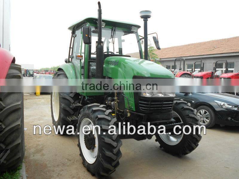 100HP with front end loader and backhoe farm tractor