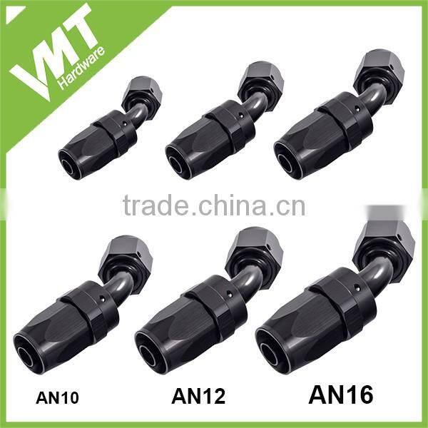 VMT 45 degree Fitting AN8 female hose ends