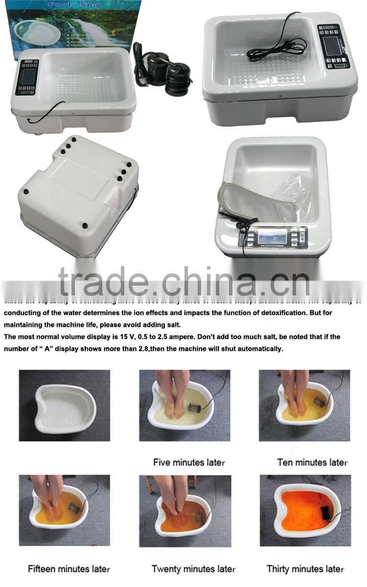 2017 ion cleanse machine foot wash basin CE
