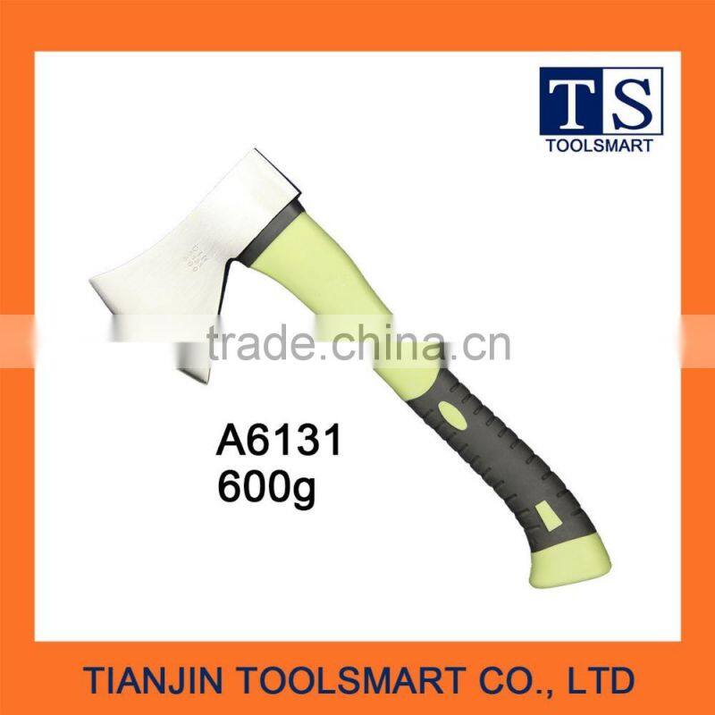 kitchen hatchet with wooden handle