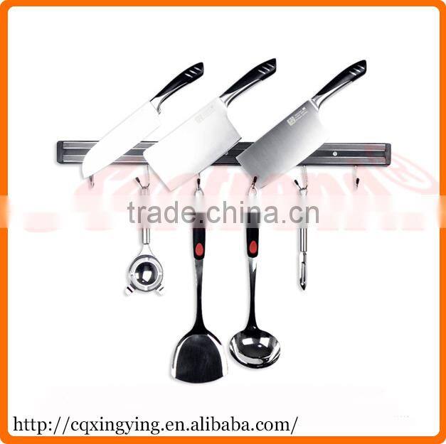 Hot Selling14" Wood Magnetic Kitchen Knife Rack/Bar /Strip/Block/Holder