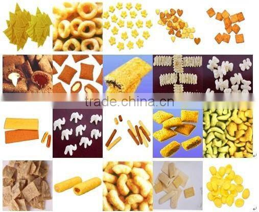 Double screw Extruder Corn Raw Material Snack Puffing Machine