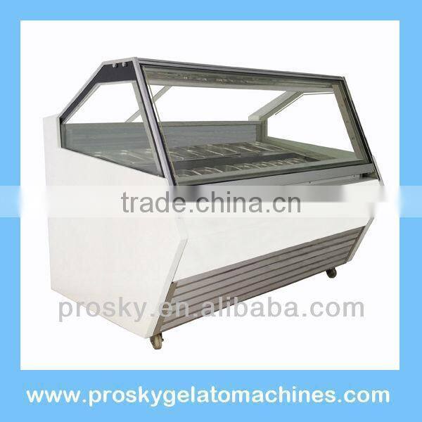 NOVA 120 hard ice cream gelato cold food display