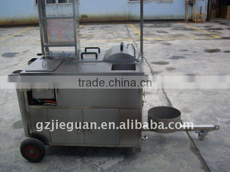 mobile hot dog cart