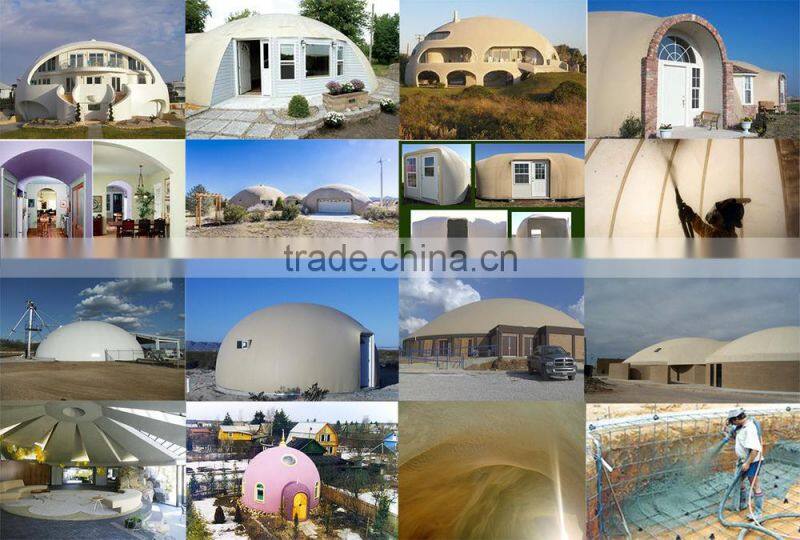 LDS1500 dome construction used small peristaltic type squeeze concrete pump