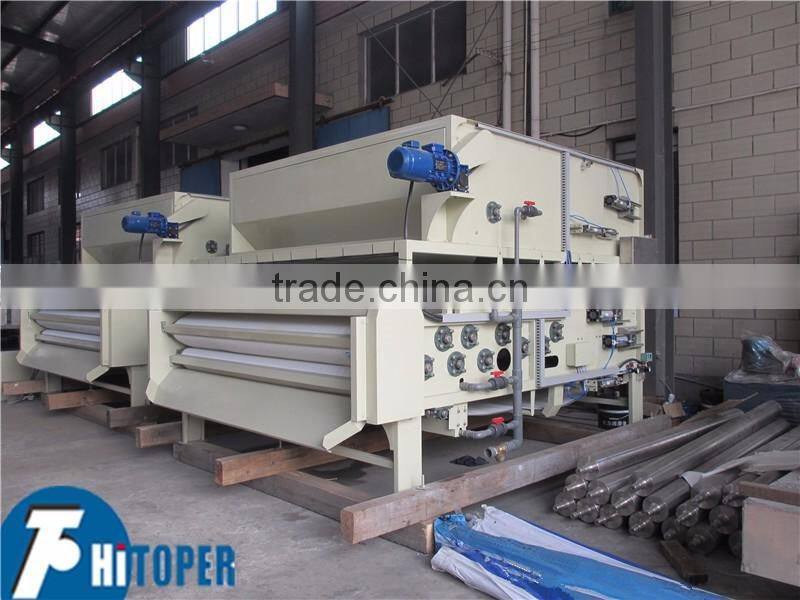 DYX belt filter press as in line water filters equipment,China manufactured food iindustry used filter press of belt type